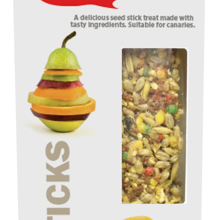 Tweeter's Treats Seed Sticks for Canaries - Fruity for wholesale by Happy Pet Products Ltd