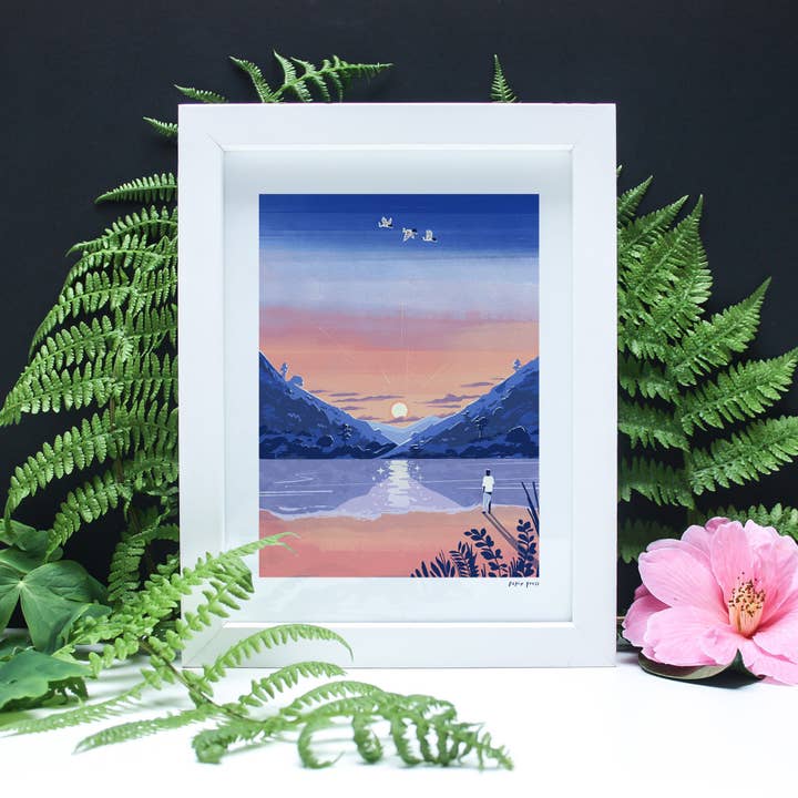 Papio Press - Wholesale Art Print - Beach Serenity Artists Print Wall Art1