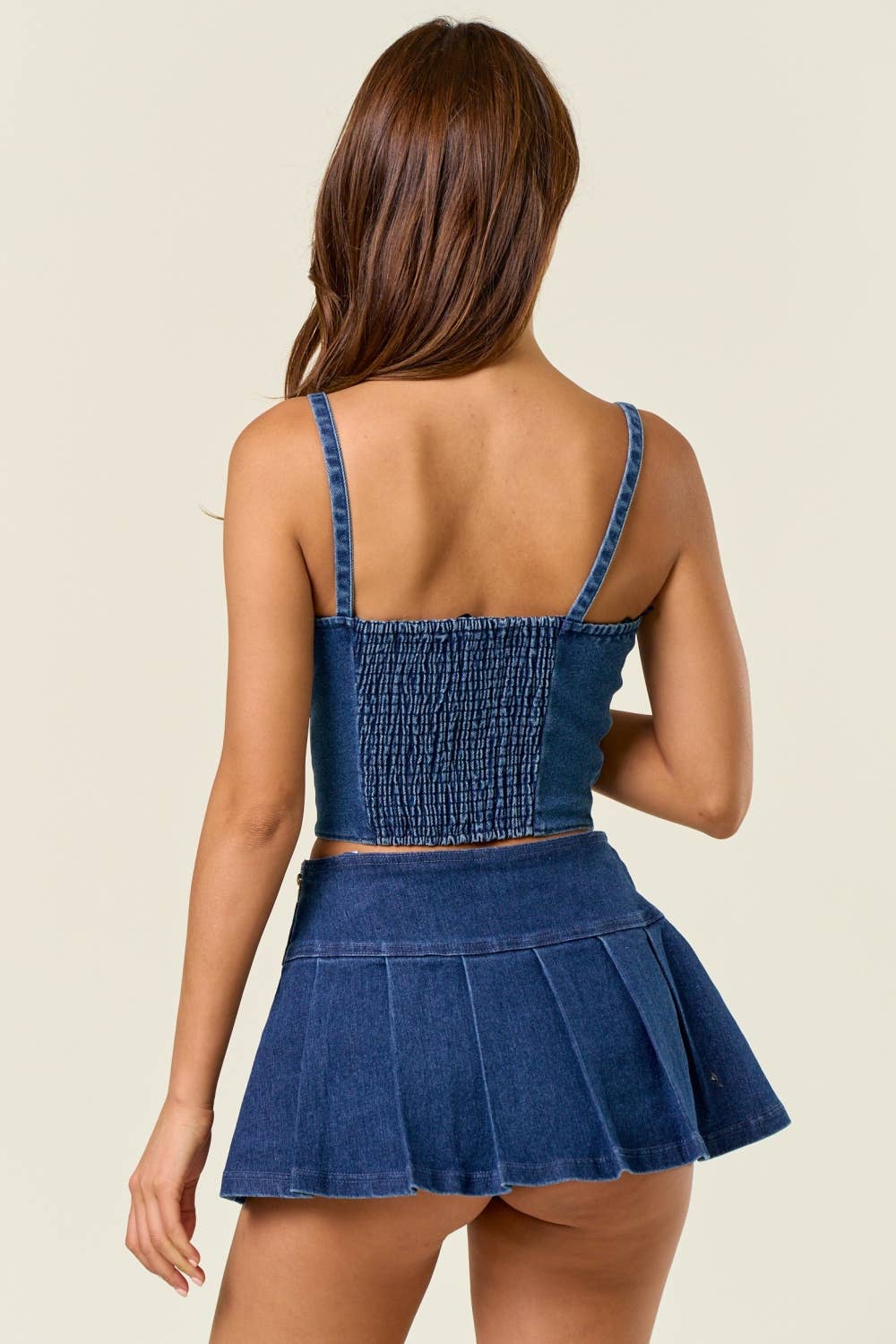 Denim Corset Top for wholesale on Faire5