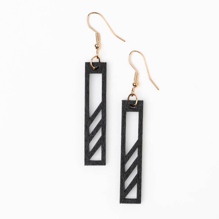 Howard's - Wholesale Dangle Earrings - Samira Multi-Design Wooden Nickel-Free Earrings