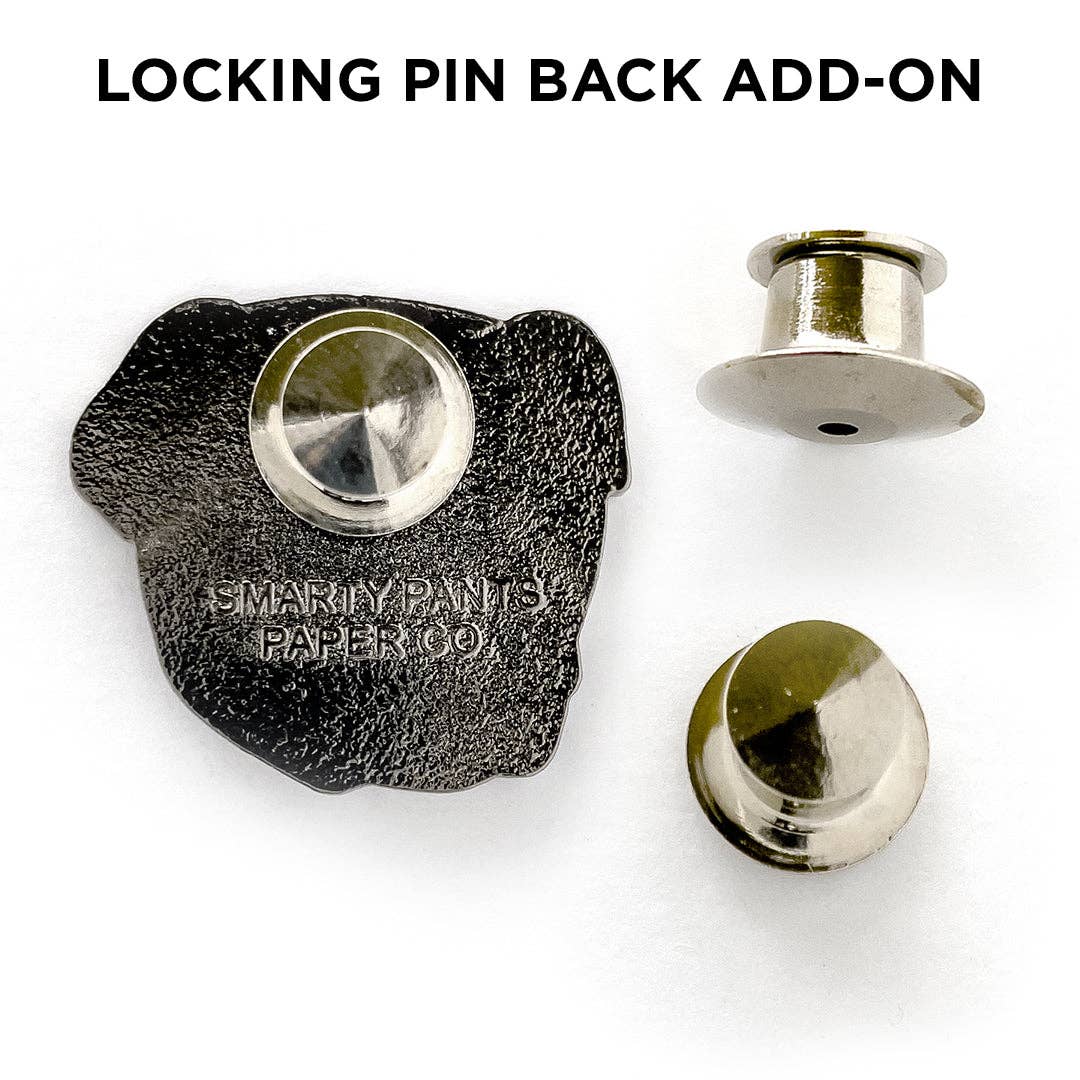 Smarty Pants Paper - Wholesale Lapel Pin/Button - Orange roller skate pin with glow in the dark wheels4