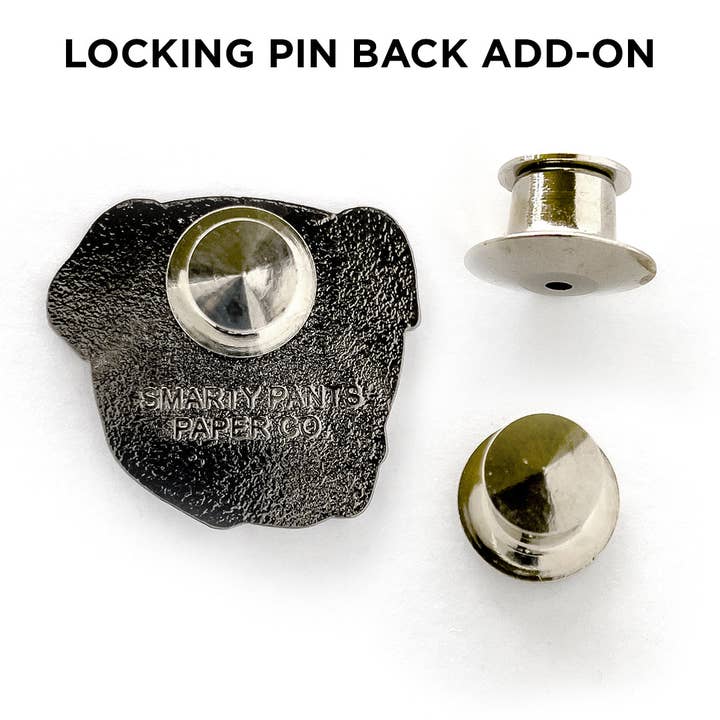 Smarty Pants Paper - Wholesale Lapel Pin/Button - Orange roller skate pin with glow in the dark wheels4