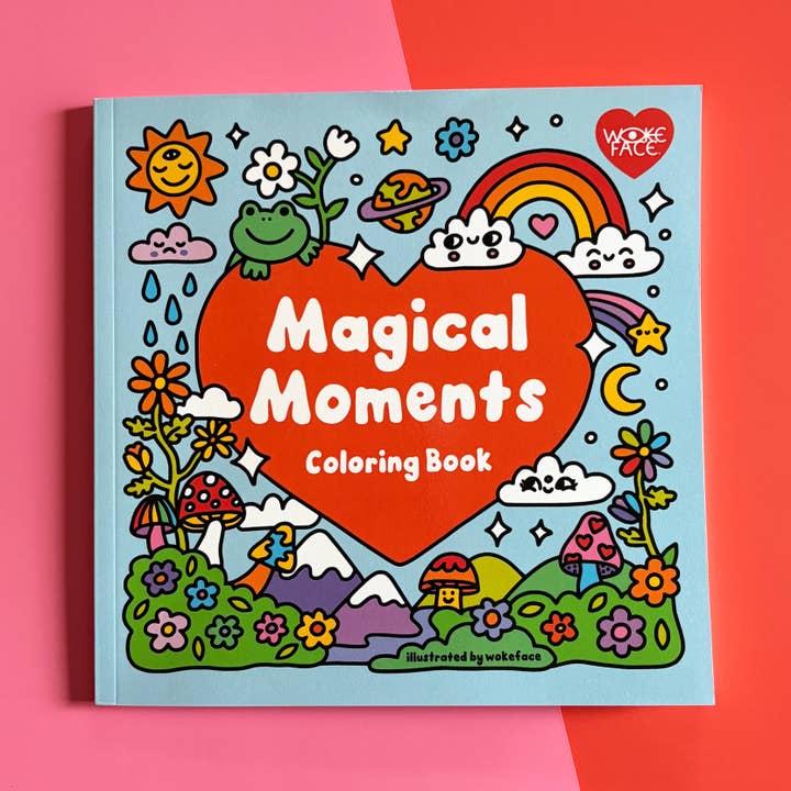 Coloring Book - Magical Moments Whimsical Stress Relief for wholesale by Wokeface