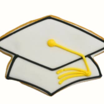 Boné de graduação branco por atacado de The Frosted Baker