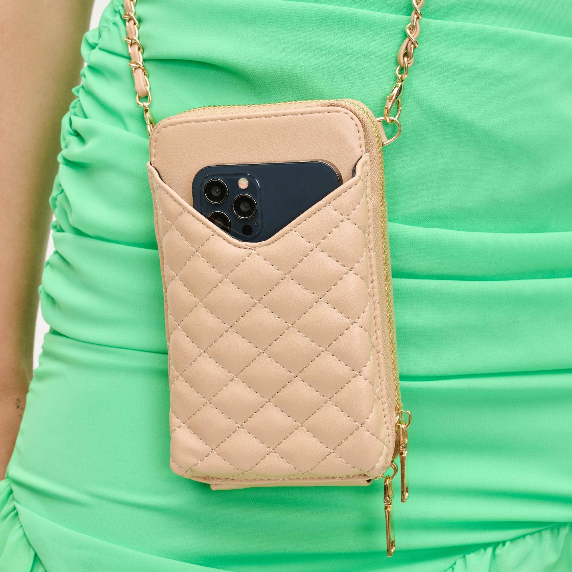 Urban Expressions – wholesale Axelväska - Dam – Bodie Quilted Mobiltelefon Crossbody6