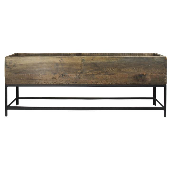 HomArt - Wholesale Planter Box - Roscoe Trough, Wood & Iron