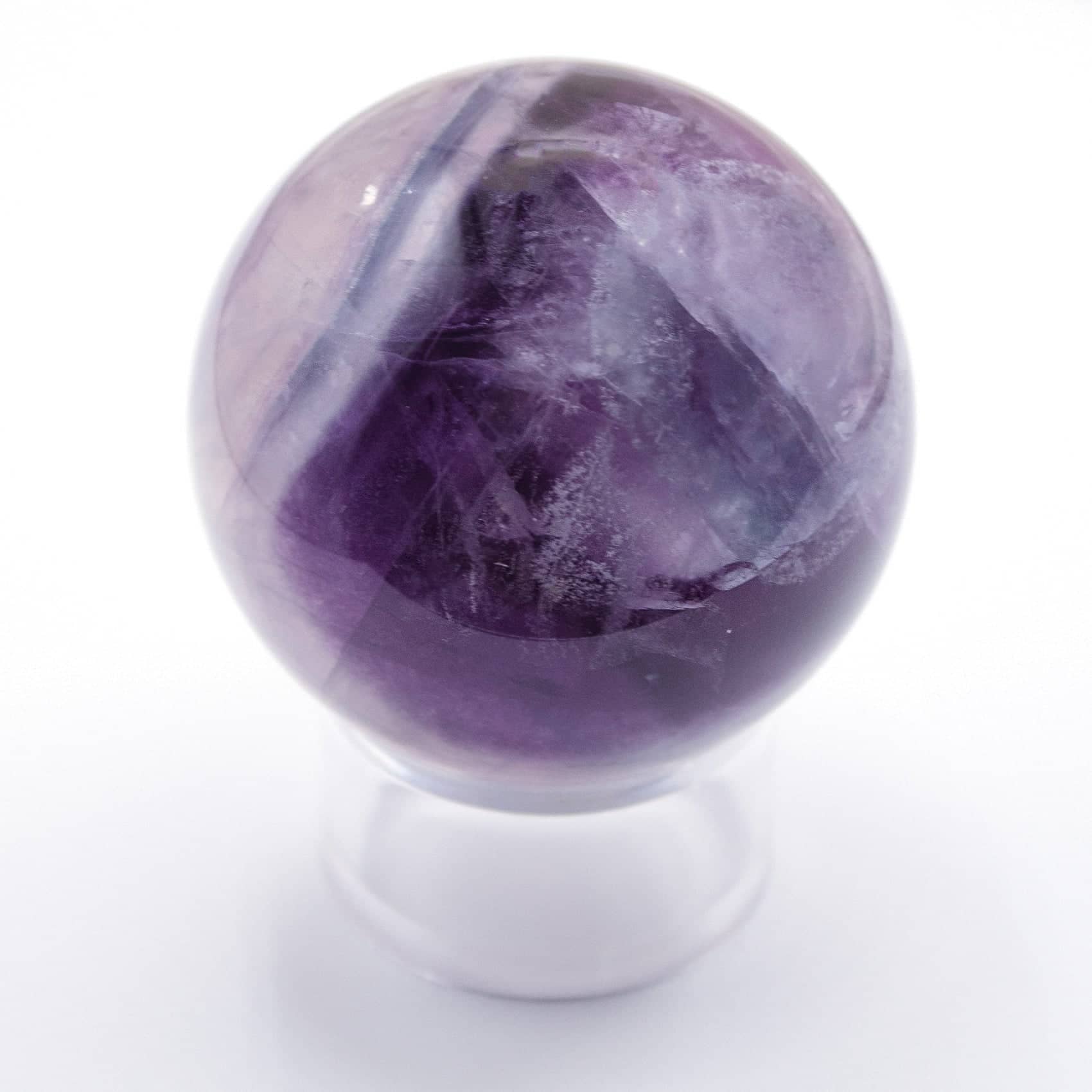 Tiny Rituals - Wholesale Spiritual Stone/Crystal - Rare Rainbow Fluorite Spheres - AAA Premium Quality85