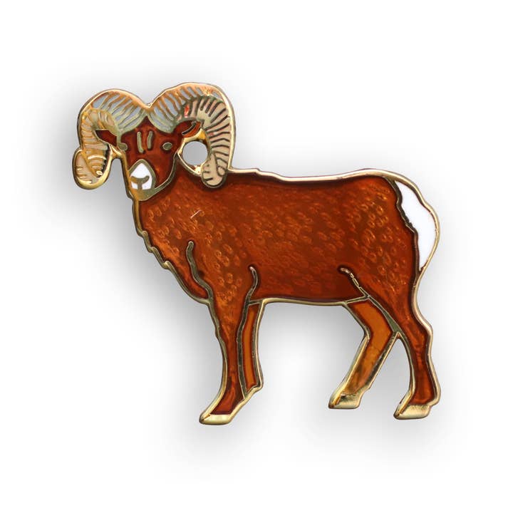 Adventure Booty - Wholesale Lapel Pin/Button - Rocky Mountain Bighorn Sheep Pin