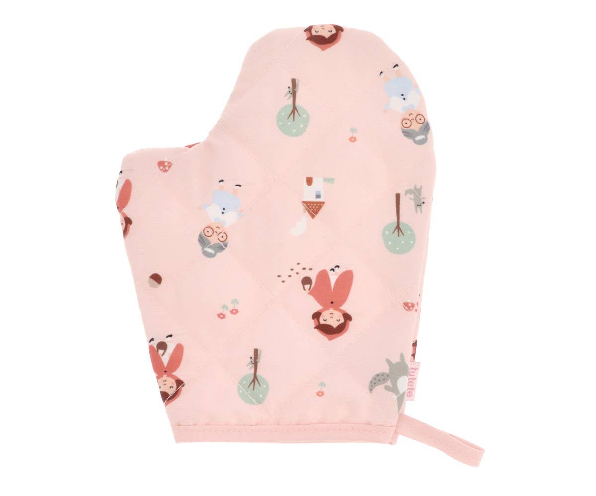 Tutete - Vente Tablier – enfant - Ensemble tablier et manique Petit Chaperon Rouge Personnalisable3