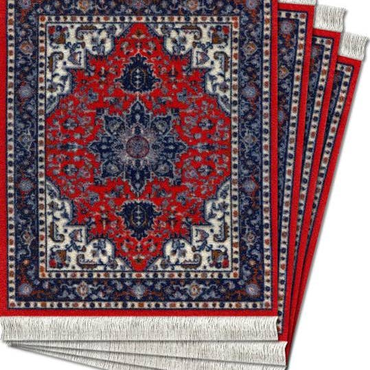 4 Pc CoasterRug Set Tabriz-Heriz for wholesale by Mouse Rug