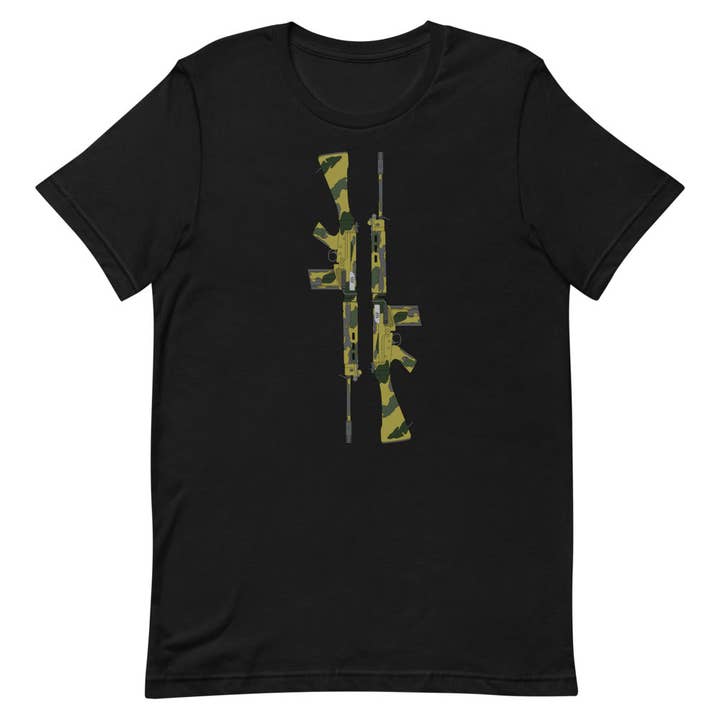 StickThisOn - Wholesale Screen Printed T-Shirt - Unisex - RHODESIAN FAL Shirt
