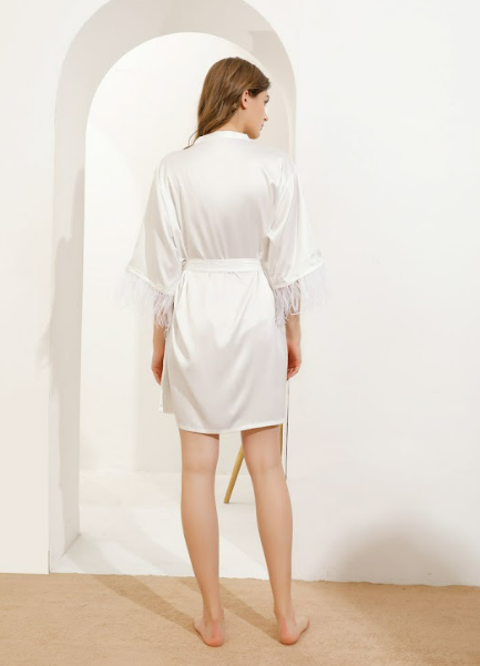 Bash - Wholesale Robe - Women's - Feather Robe, Bridesmaid Robe, Bridal Robe, Bridal Gifts2