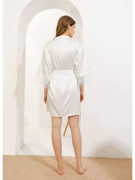Bash - Wholesale Robe - Women's - Feather Robe, Bridesmaid Robe, Bridal Robe, Bridal Gifts2