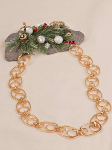 Golden Hoop Serenity halskæde for engroshandel hos Nectar Nectar New York