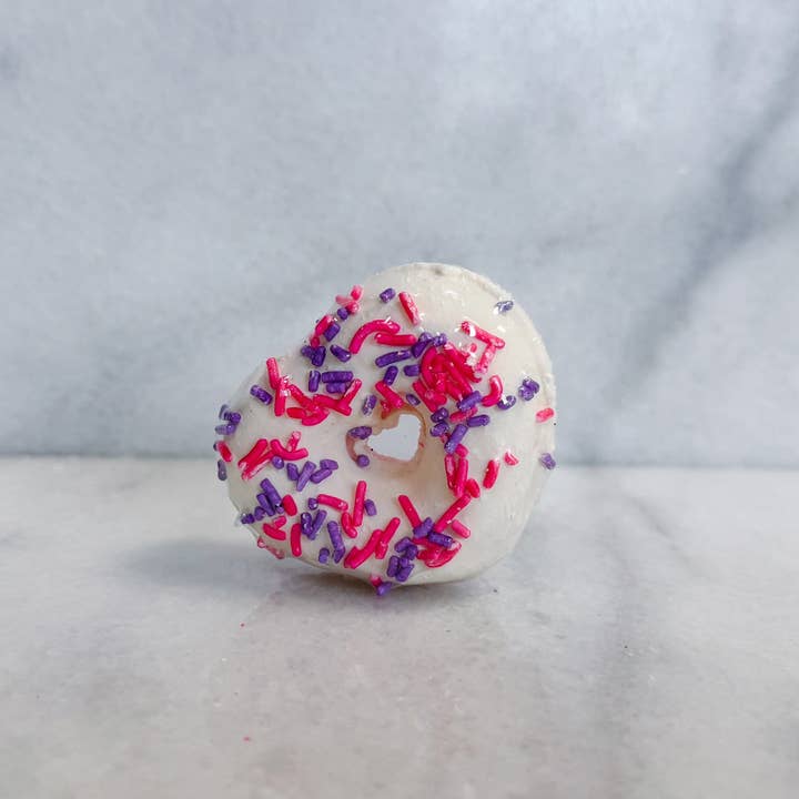 Green Bubble Gorgeous - Vendita all'ingrosso Bombe/polveri da bagno - Mini bomba da bagno a forma di ciambella a forma di cuore per San Valentino
