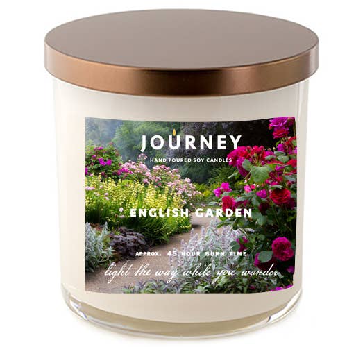 English Garden Journey Soy Wax Candle for wholesale by Journey Candle