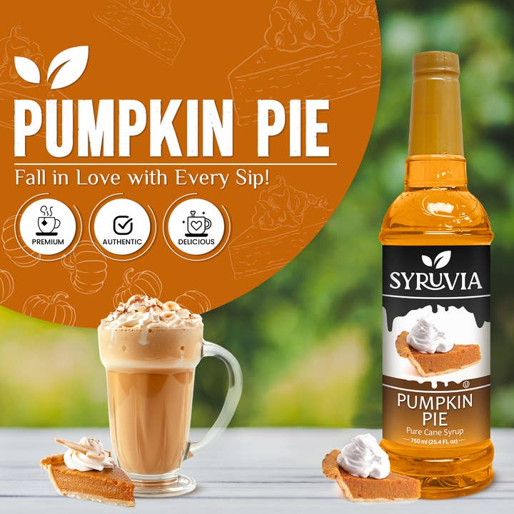 Syruvia - Wholesale Flavored Syrup - Pumpkin Pie Syrup1
