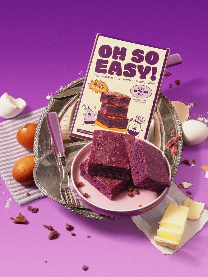 Ube Blondie Mix for wholesale by Oh So Easy!