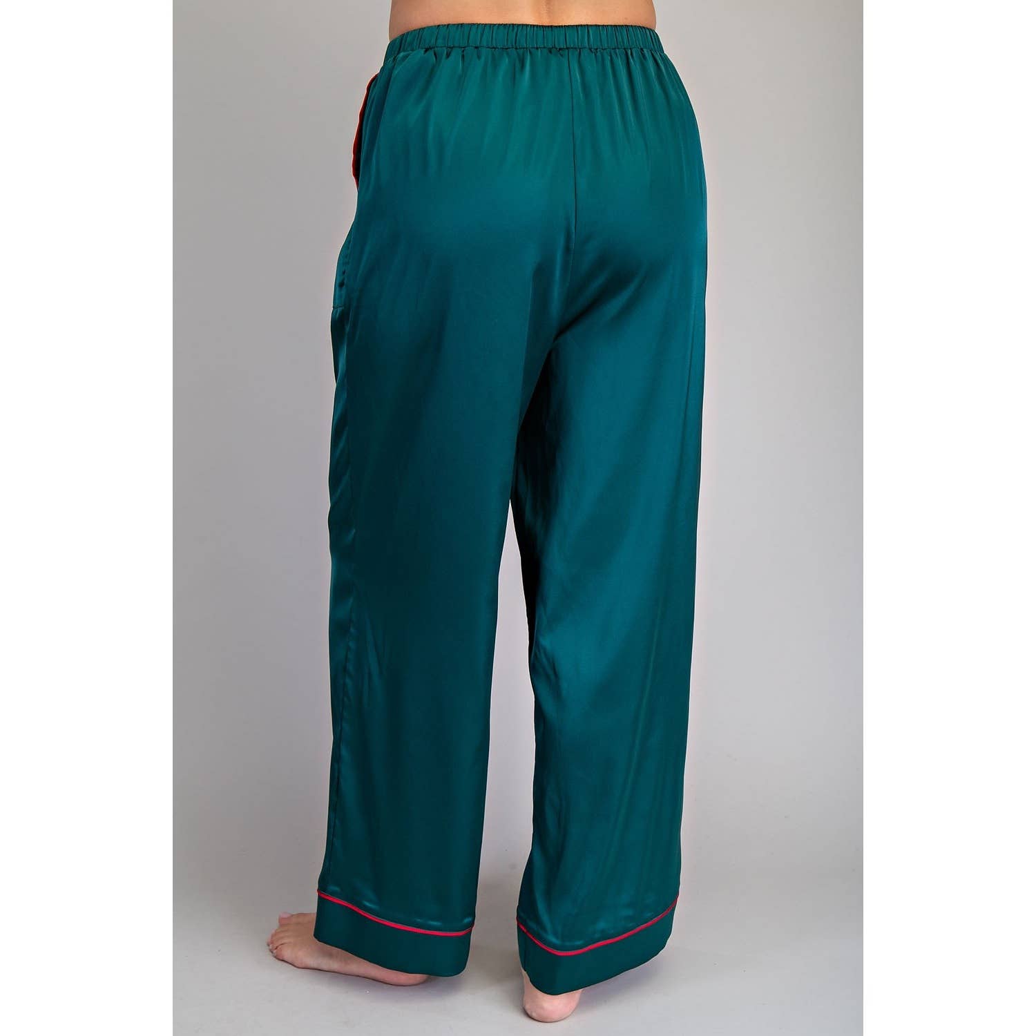 STYLE USA - Vente Haut et bas de pyjama – femme - Ensemble de détente en satin13