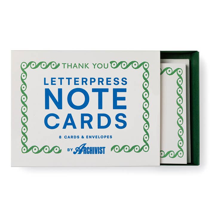 Thank You | Notecard Set for wholesale by Archivist Gallery | United States