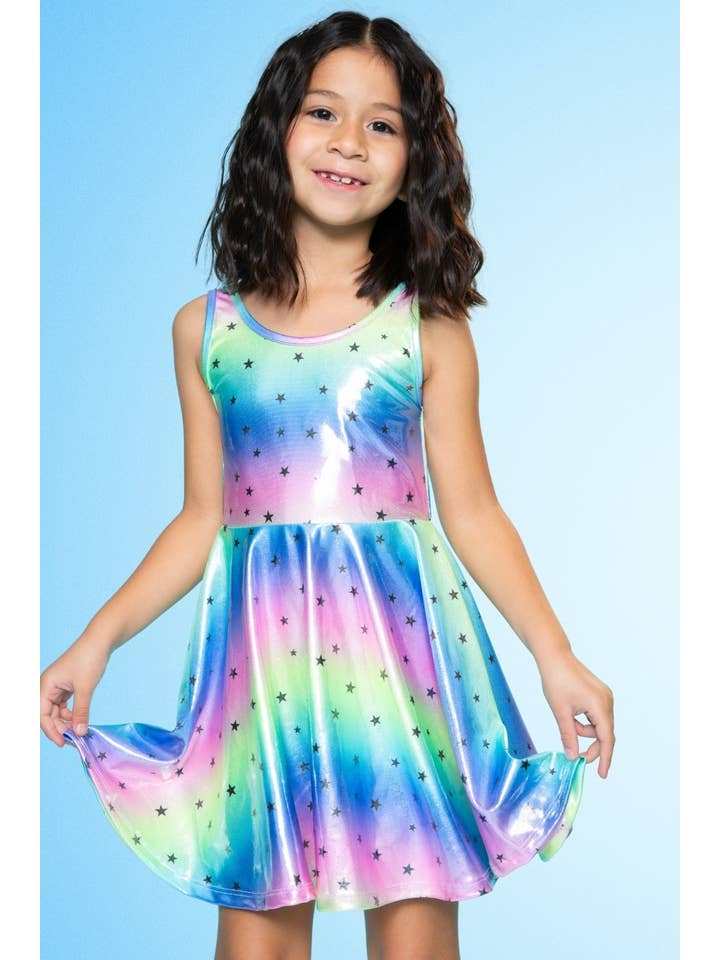 PixieLane - Wholesale Dress - Kids - Glitter Tank Super Twirl Dress45