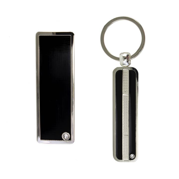 Sloth Steady - Wholesale Geldclip - Uniseks - Fijne zilveren en zwarte geldclip/sleutelhanger set