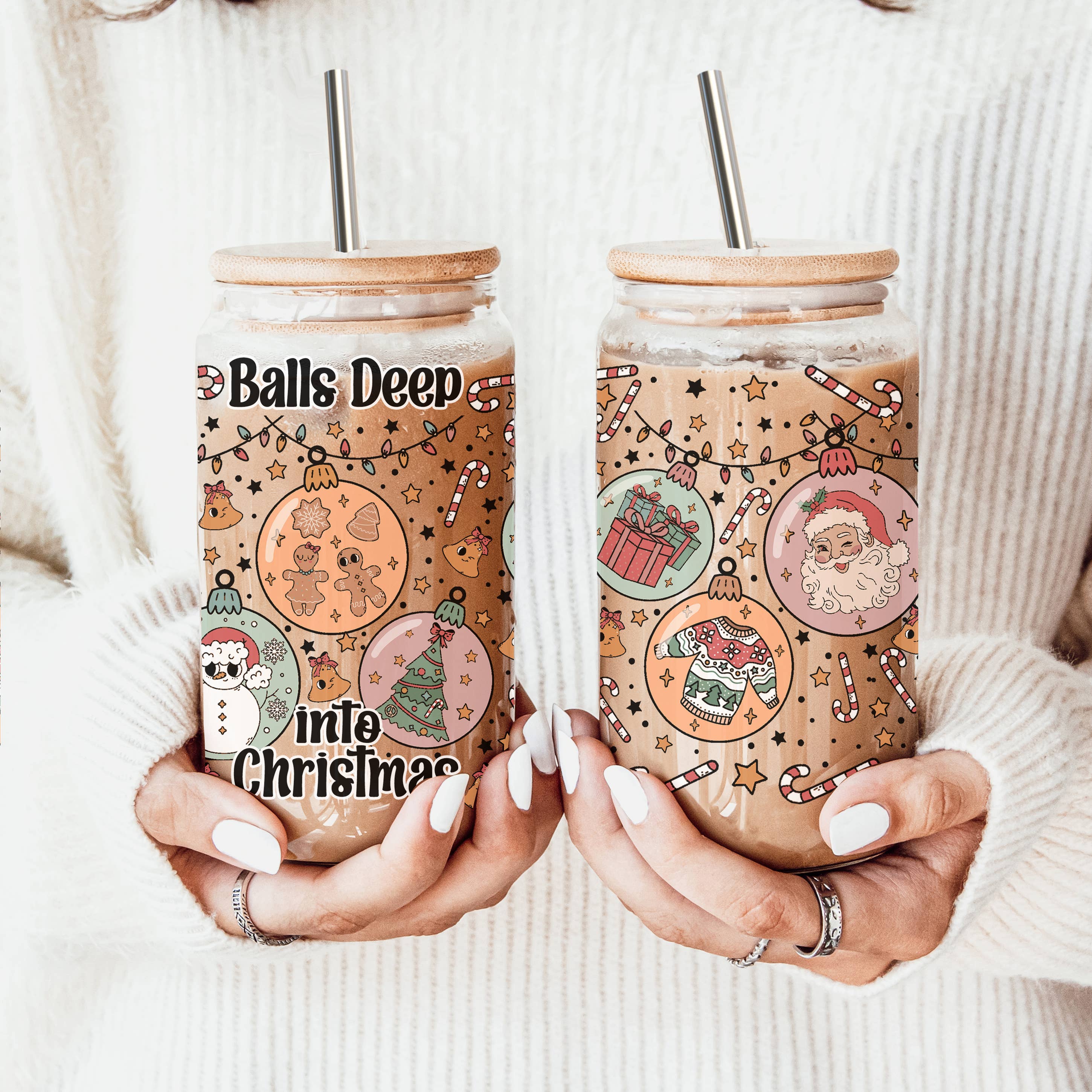 Gia Roma - Wholesale Drinking Glass/Cup - Halloween Tumblers Cute Fall Glass Cup Gifts & Kitchen Decor145