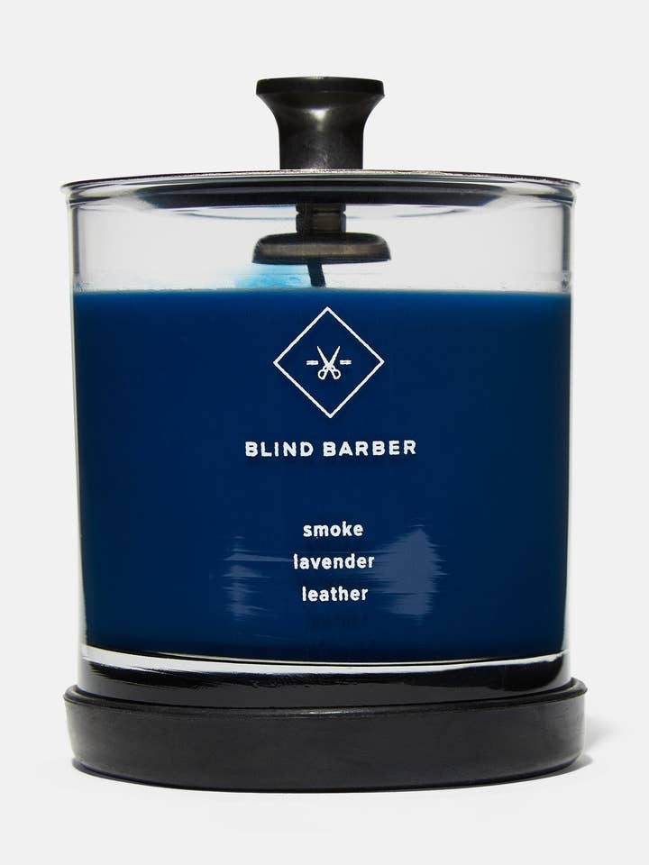 Tompkins Scented Candle for wholesale by Blind Barber