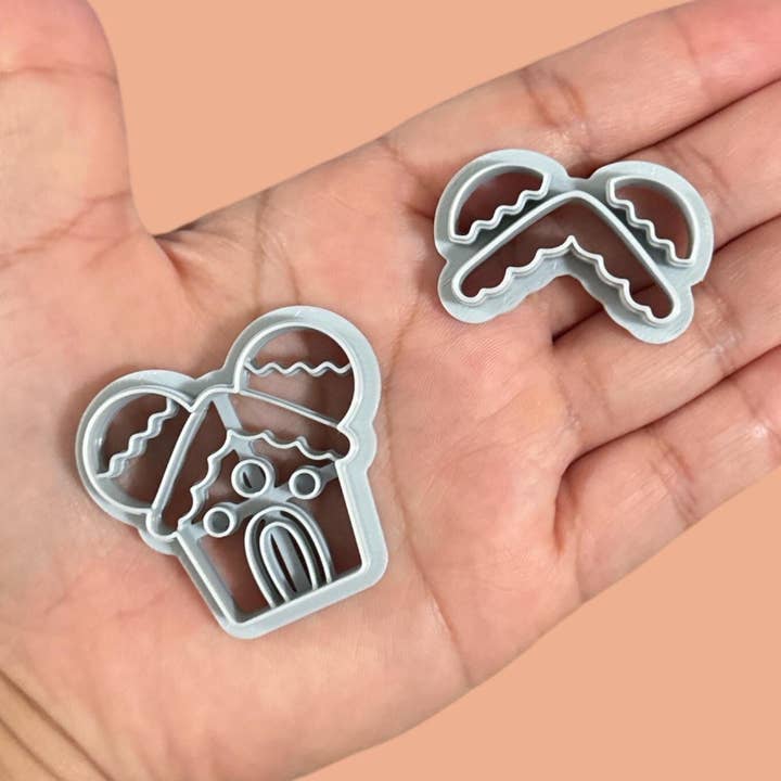 Julmus pepparkakshus polymer lerskärare för wholesale av Roussell Prints and Demand LLC