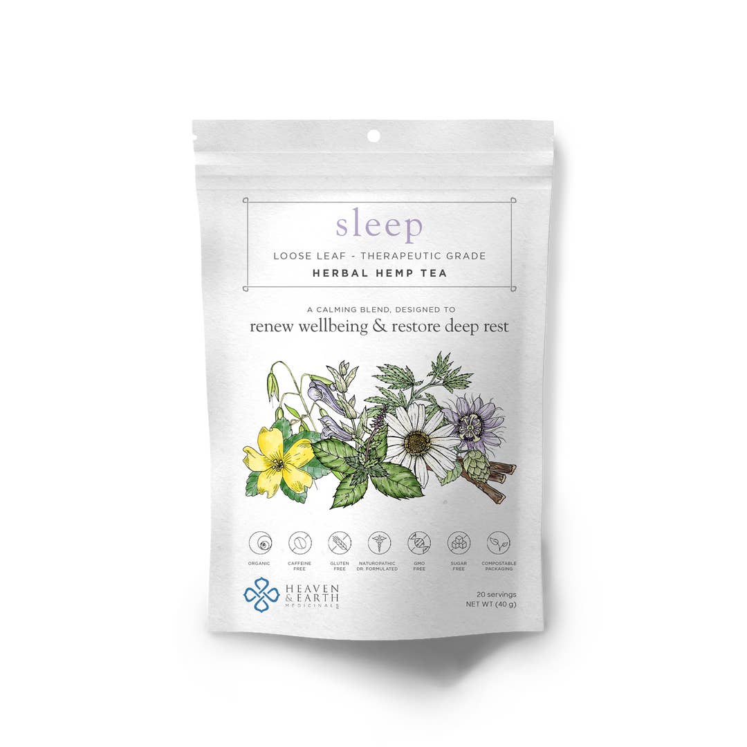Sleep Hemp Tea for wholesale by Heaven & Earth Medicinals