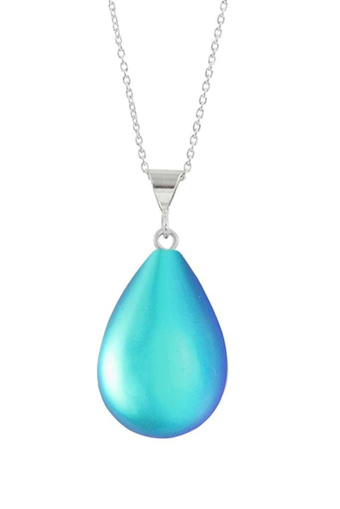 LeightWorks – Großhandel Kette mit Anhänger/Charm – Halskette mit kleinem Tropfenanhänger aus Sterlingsilber10