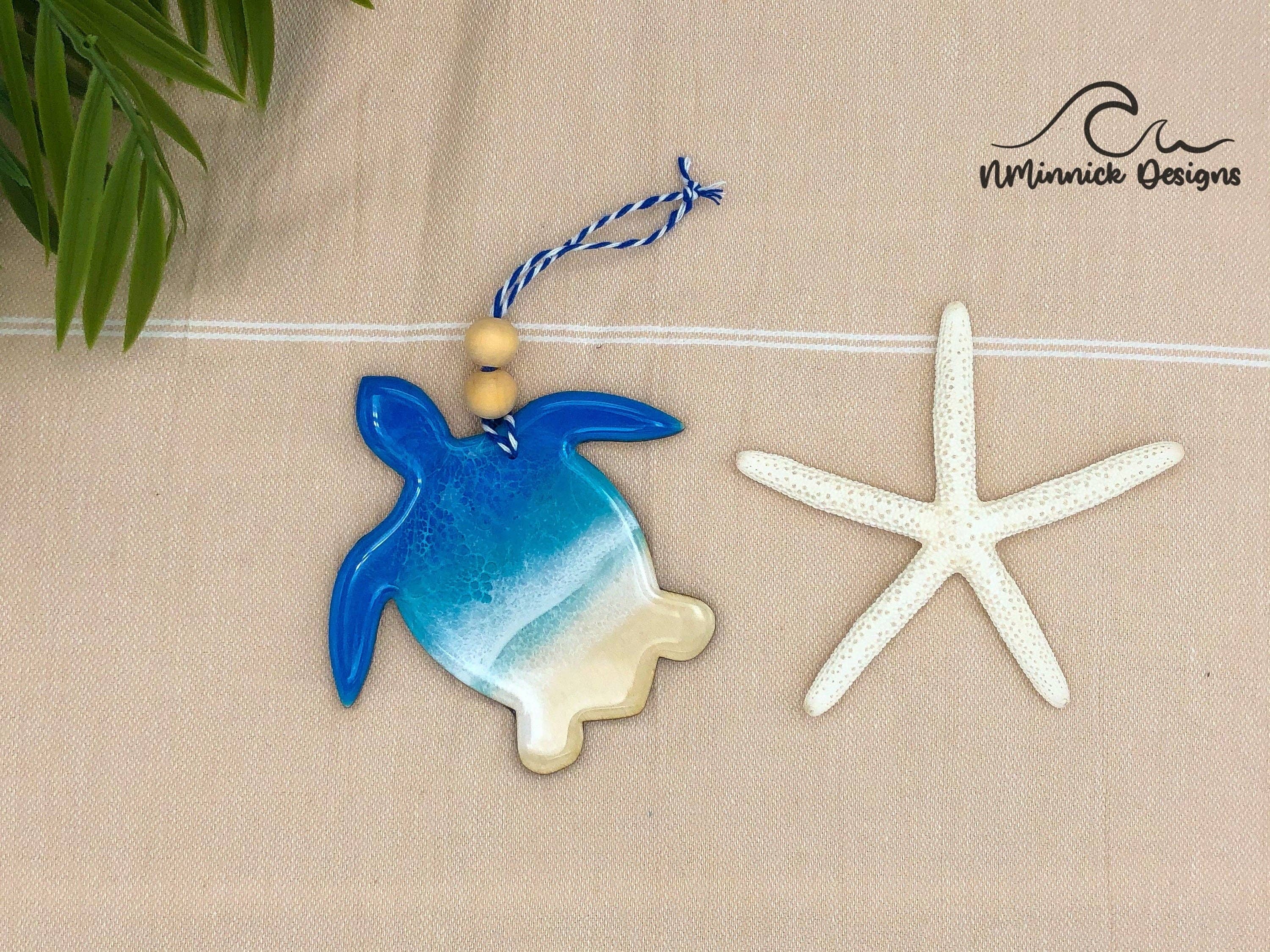 NMinnick Designs - Wholesale Ornament - Sea Turtle Ocean Resin Ornament4