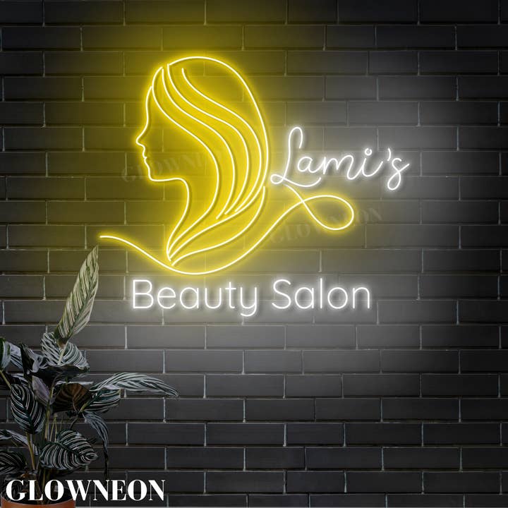 Skræddersyet skønhedssalon LED-lys, frisørsalon neonvægdekoration for engroshandel hos Glow Neon