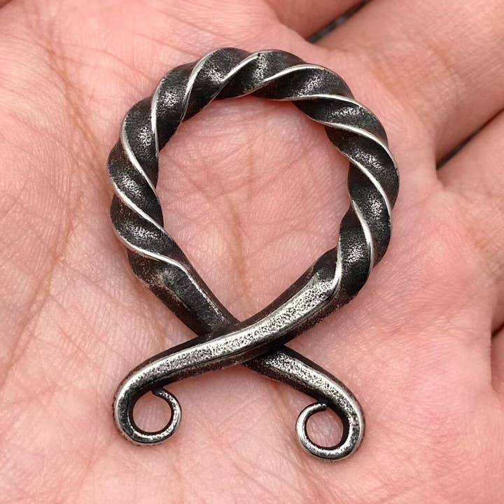 Troll Cross Stainless Steel Forged Pendant - MJ/MNP for wholesale by Mio Queena