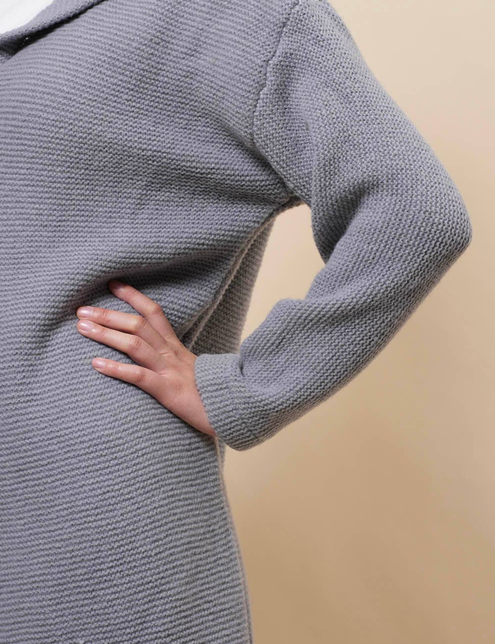 Sweetkama – Engroshandel Cardigan - Dame – Knap Hættetrøje Ensfarvet Sweaterfrakke Cardigan20