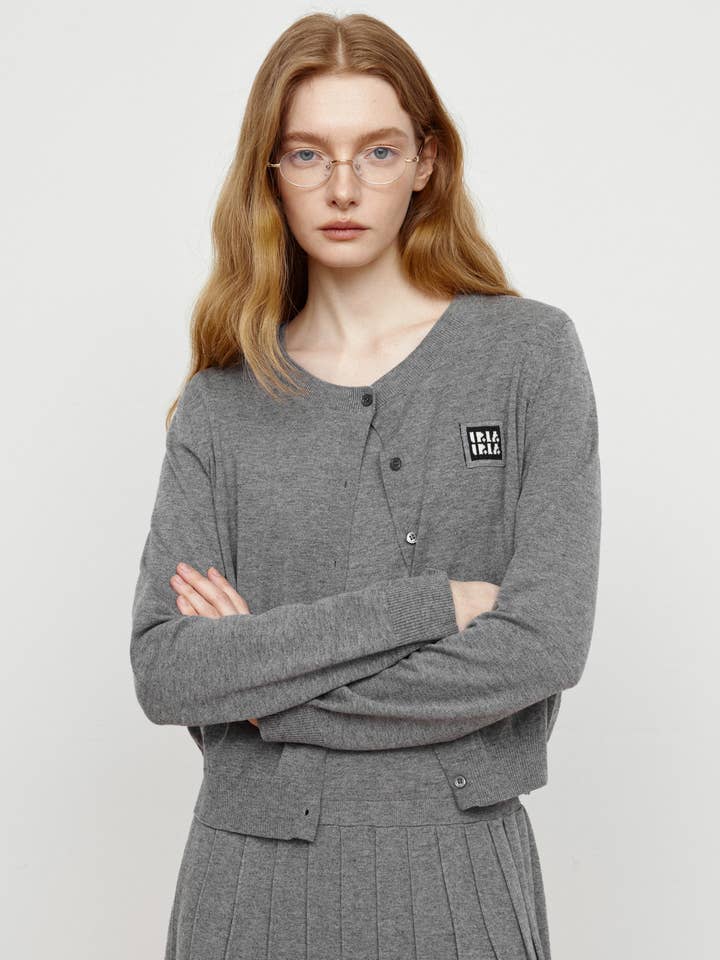 Cárdigan Gris Oscuro de Intelectuales para venta al por mayor de Urlazh