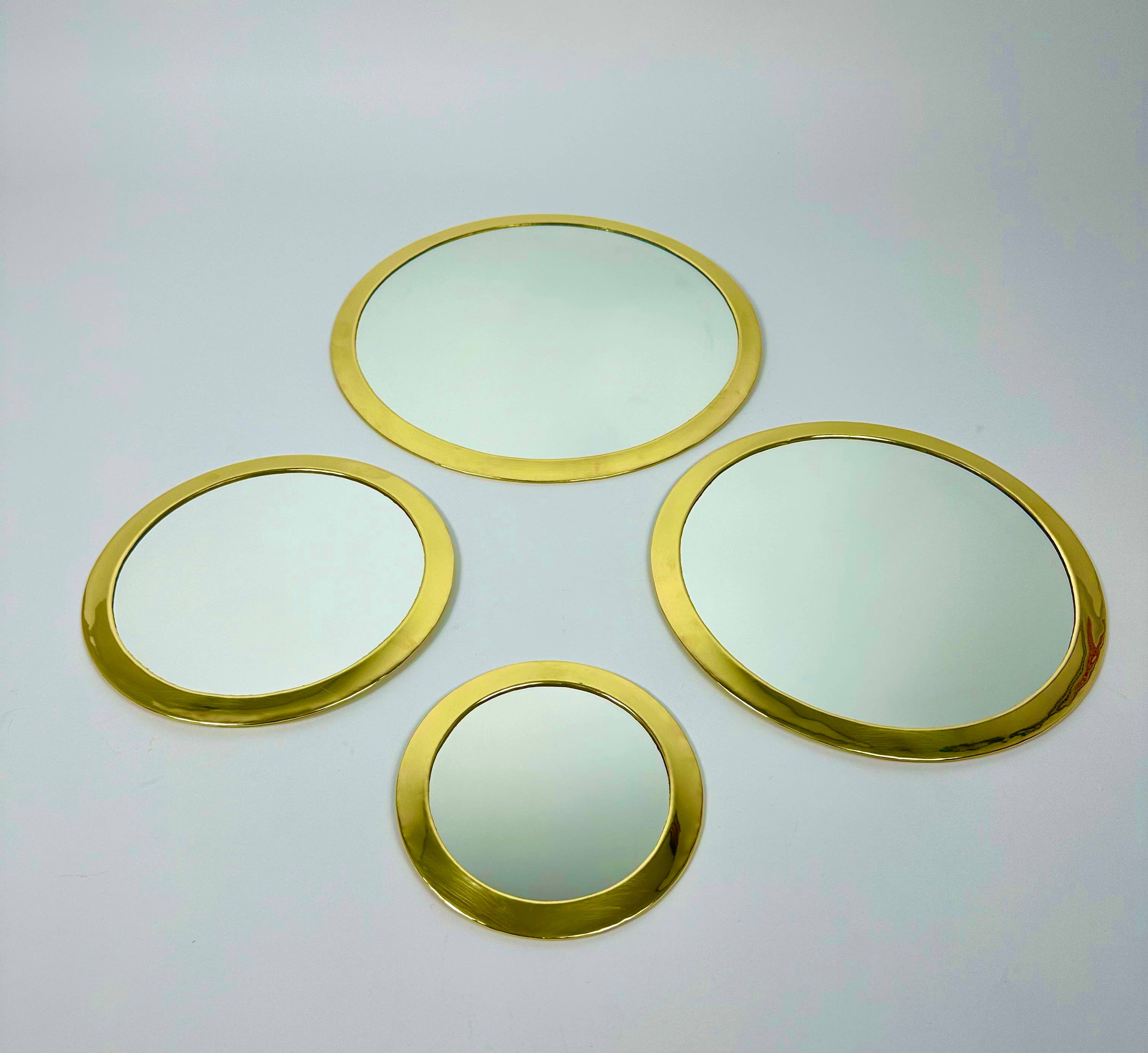 Mikwi - Wholesale Wall Mirror - Set of 4 Brass Mirrors, Moroccan Round Mirror4