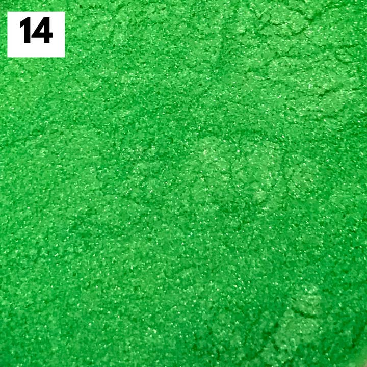 Mica 14 - Verde per la vendita all'ingrosso da parte di Wax Melt Moulds and Supplies