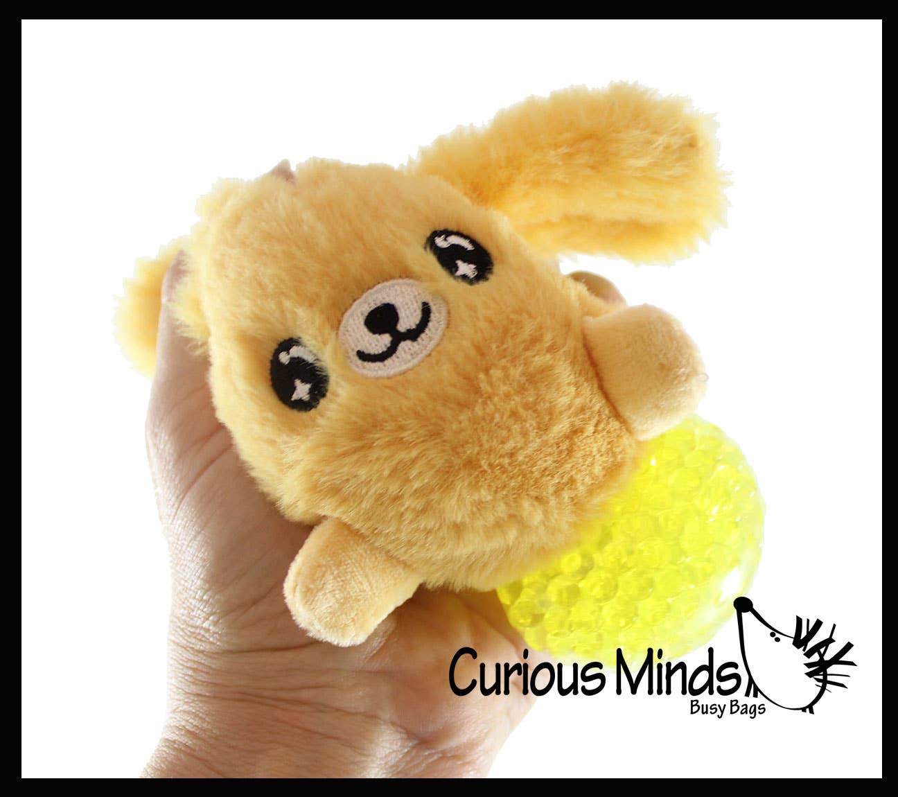Curious Minds Toys – wholesale Squishy toy – Kids & Baby – 1 Plush Dog Animal Water Bead Filled Squeeze Stress Balls -10