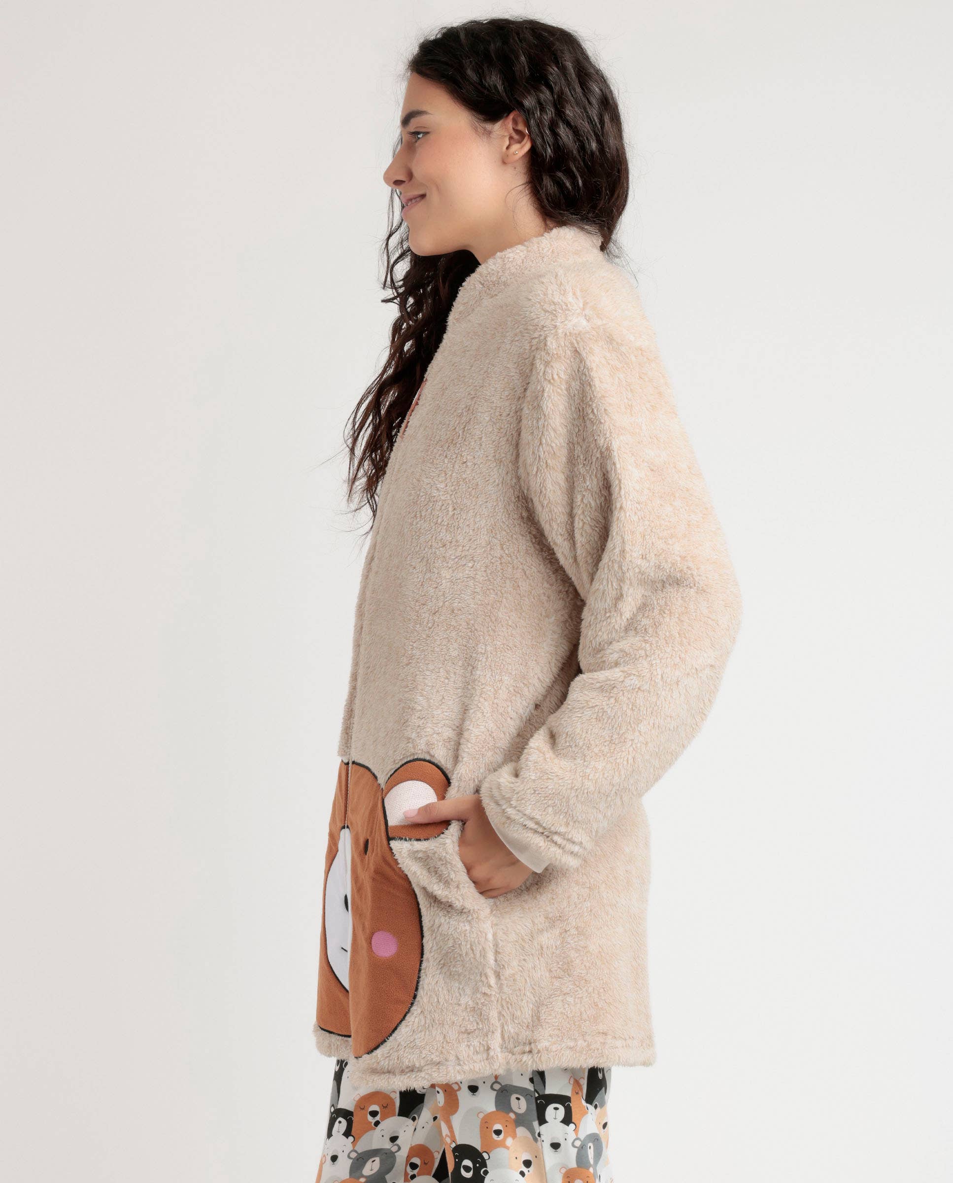 BEIGE FAMILY BEAR DRESSING GOWN for wholesale on Faire1