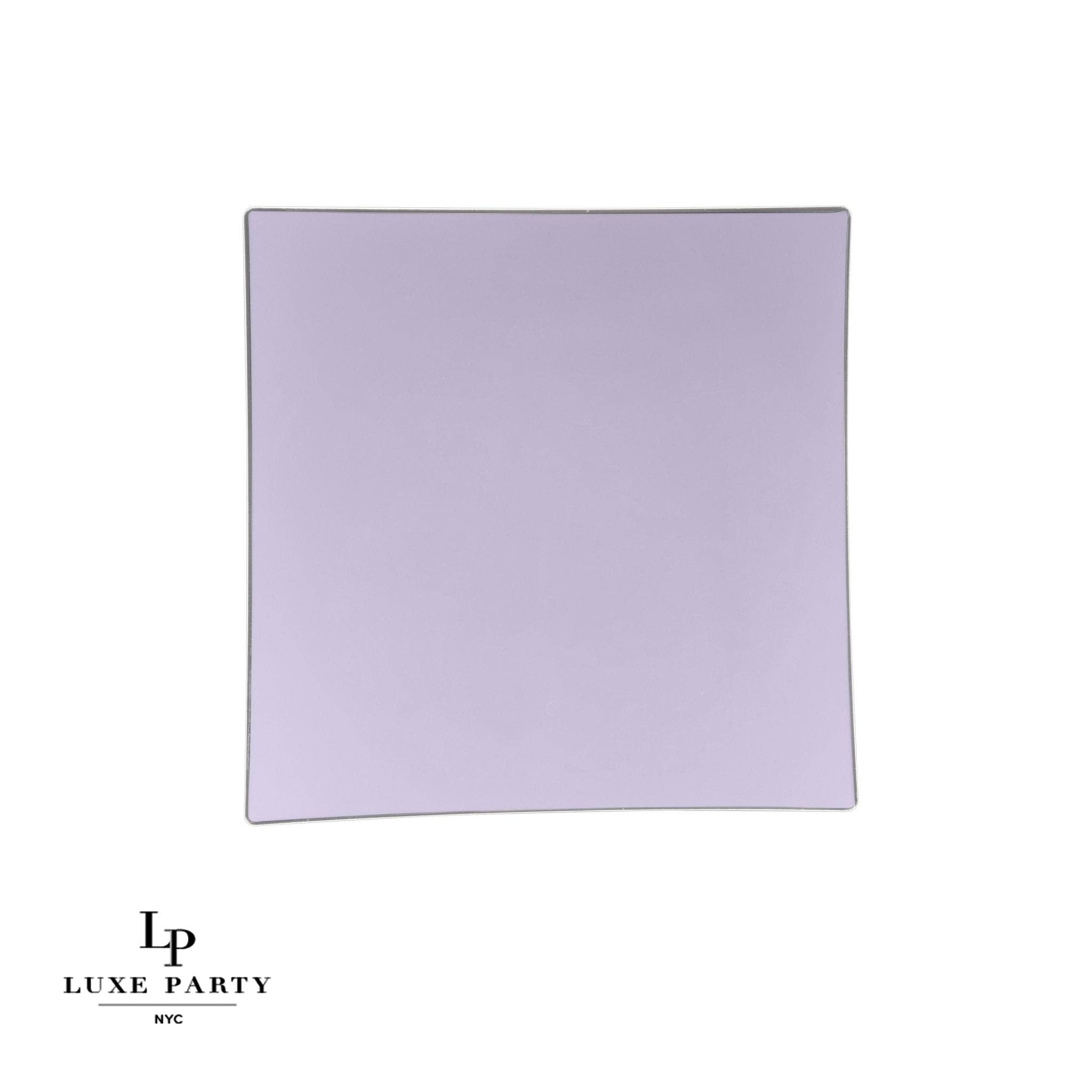 Luxe Party - Wholesale Disposable Plate - Lavender Square Plastic Plates | 10 Pack2