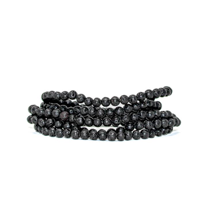 Lava Bead Crystal Energy Bracelet Wholesale for wholesale by Azenway