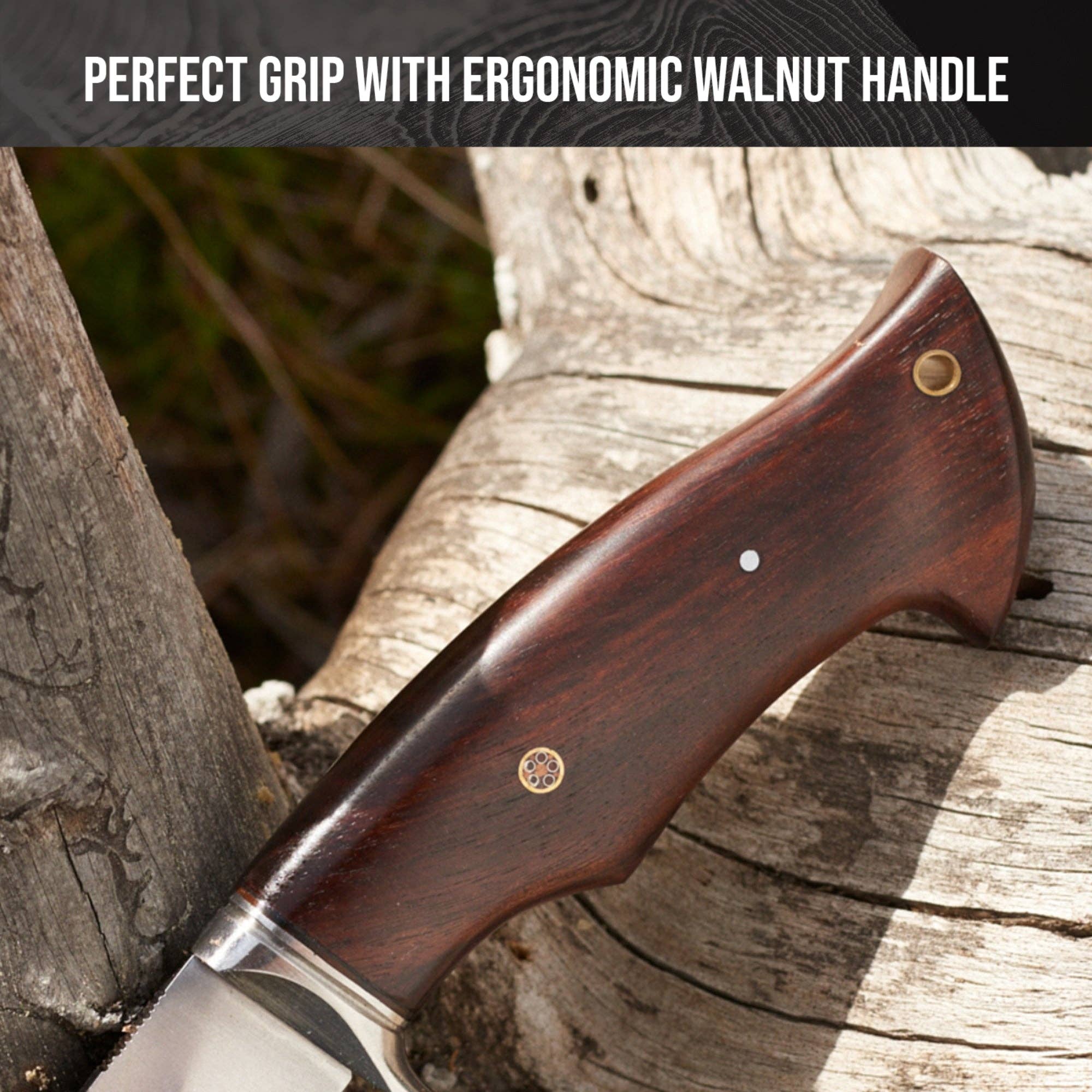 BigCat Knives – wholesale Pocket knife/holder – Predator Hunter D2 – Handmade D2 Steel Hunting/Camping Knife3