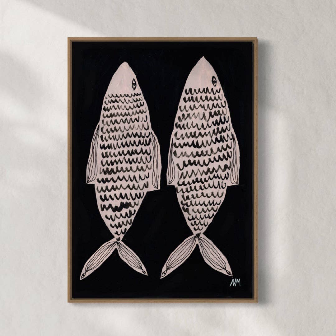 Nancy McKie – wholesale Art print – Two Fish Contemporary Art Print