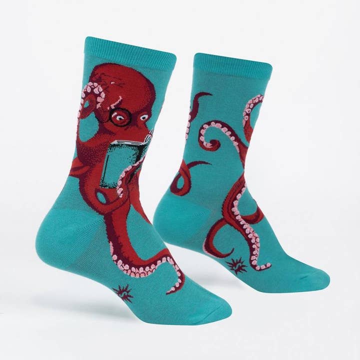 The Octive Reader Crew Socks for wholesale by Sock it To Me