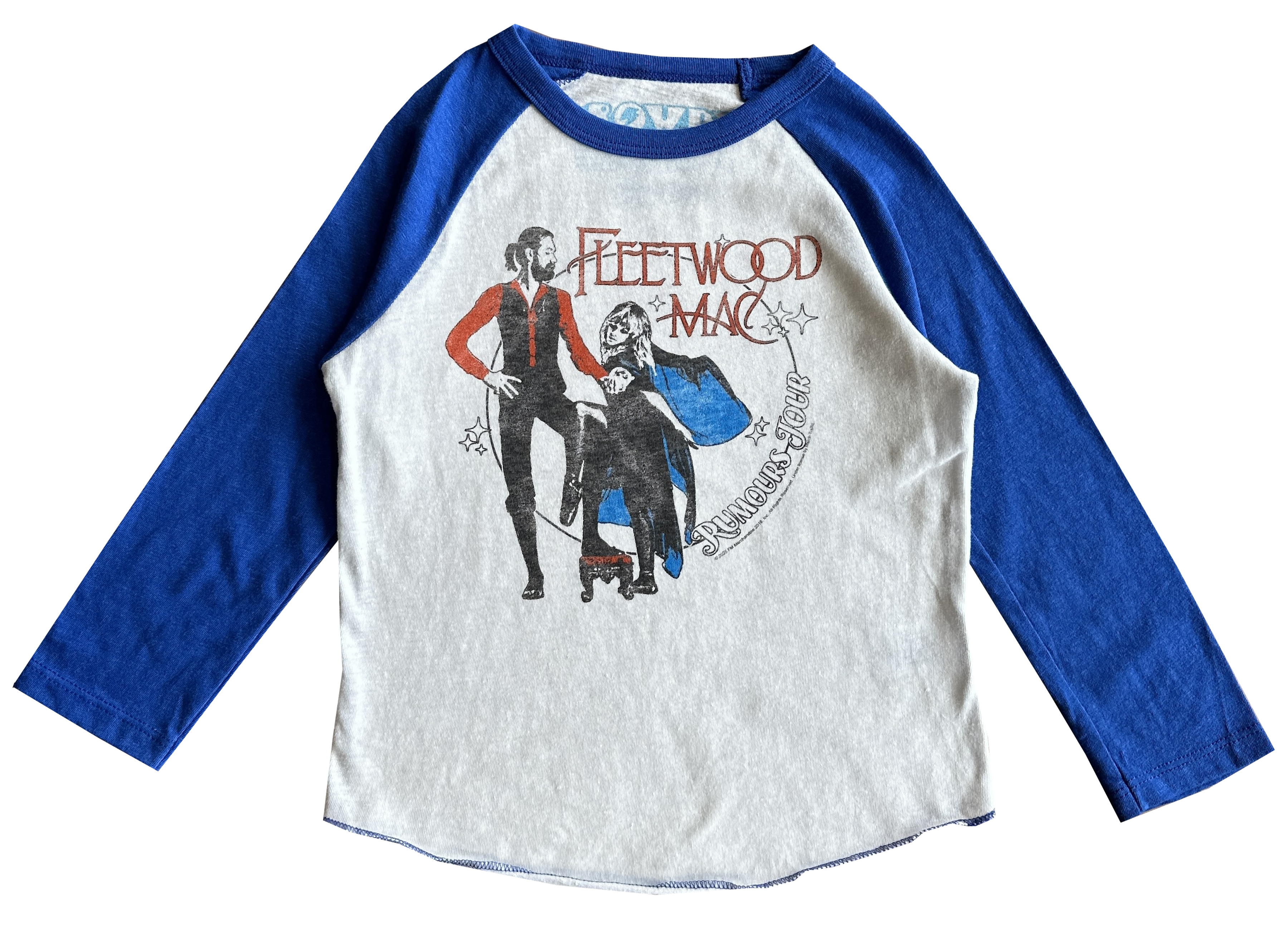 Rowdy Sprout - Wholesale Screen Printed T-Shirt - Kids - Fleetwood Mac Rumors Recycled Raglan0