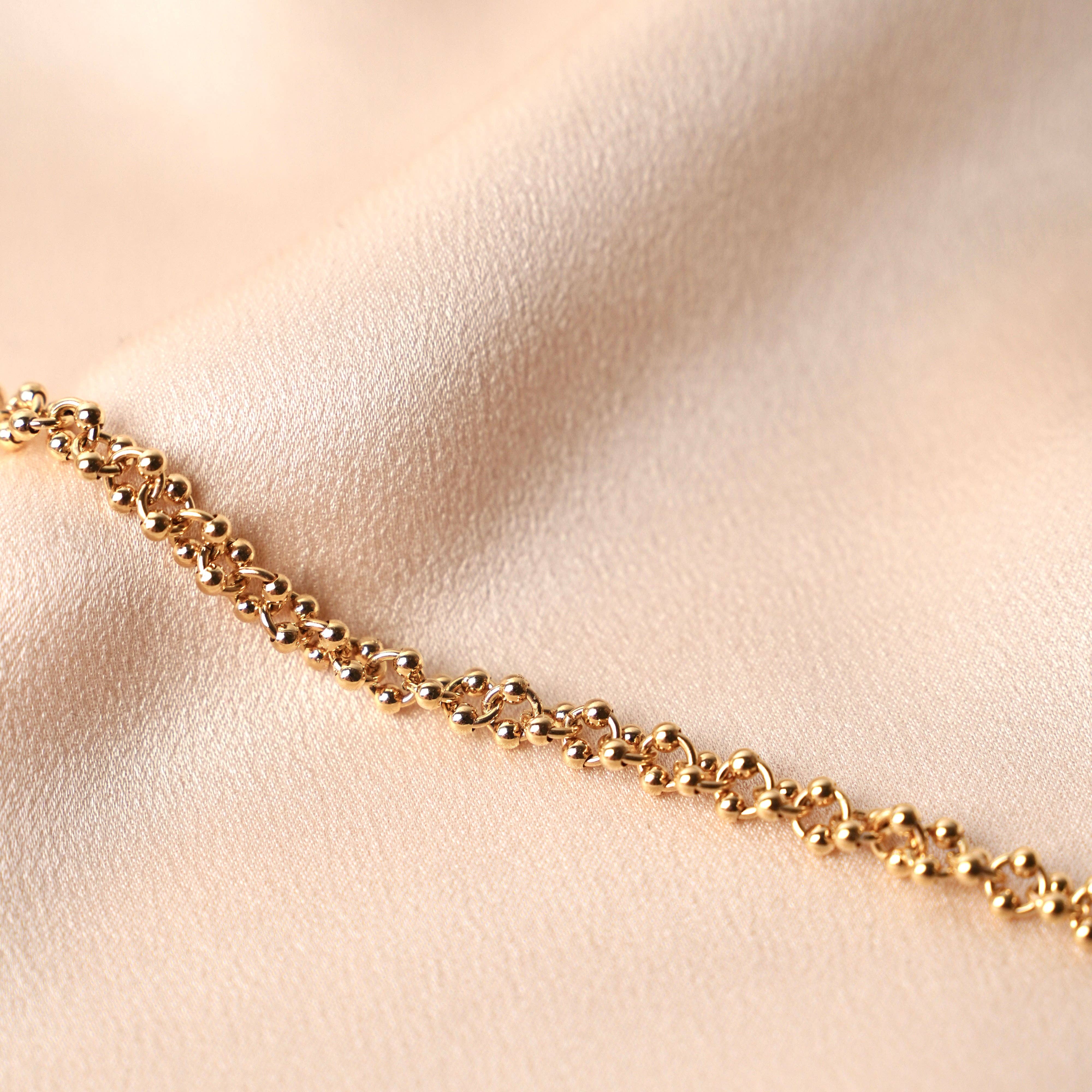 Meora Paris - Vente Bracelets maillon et chaîne - Bracelet Eros plaqué or 18k2