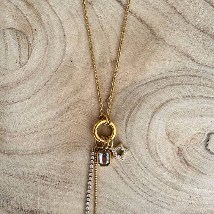 Wild Spirit London - Wholesale Pendant/Charm Necklace - The Twilight Glimmer Gold Plated Waterproof Necklace3