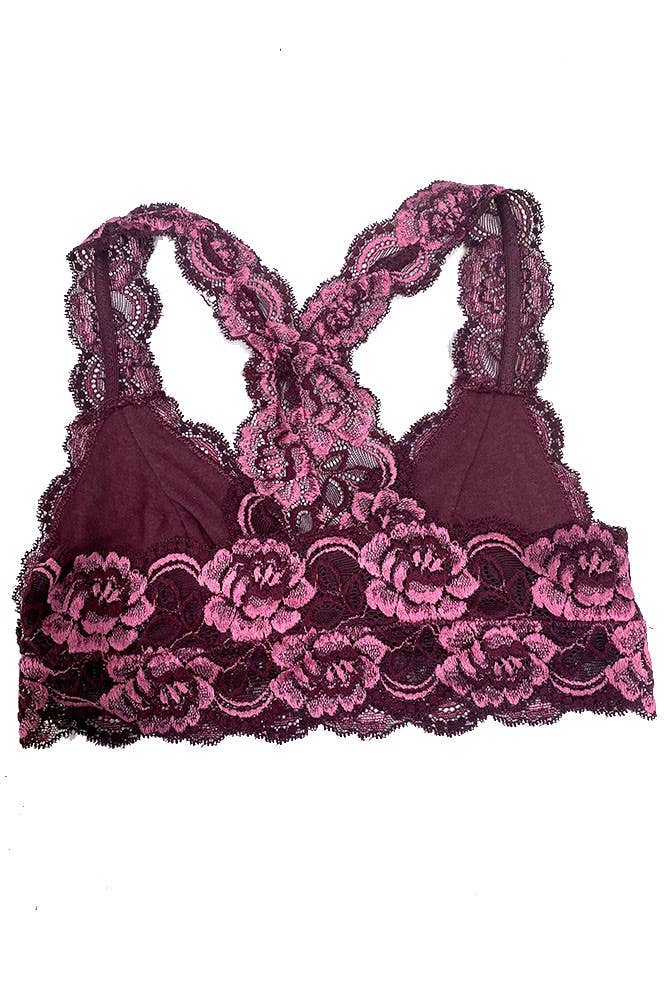 Hana - Wholesale Bralette - Women's - Soft Lining Lace Bralette (6pc)6