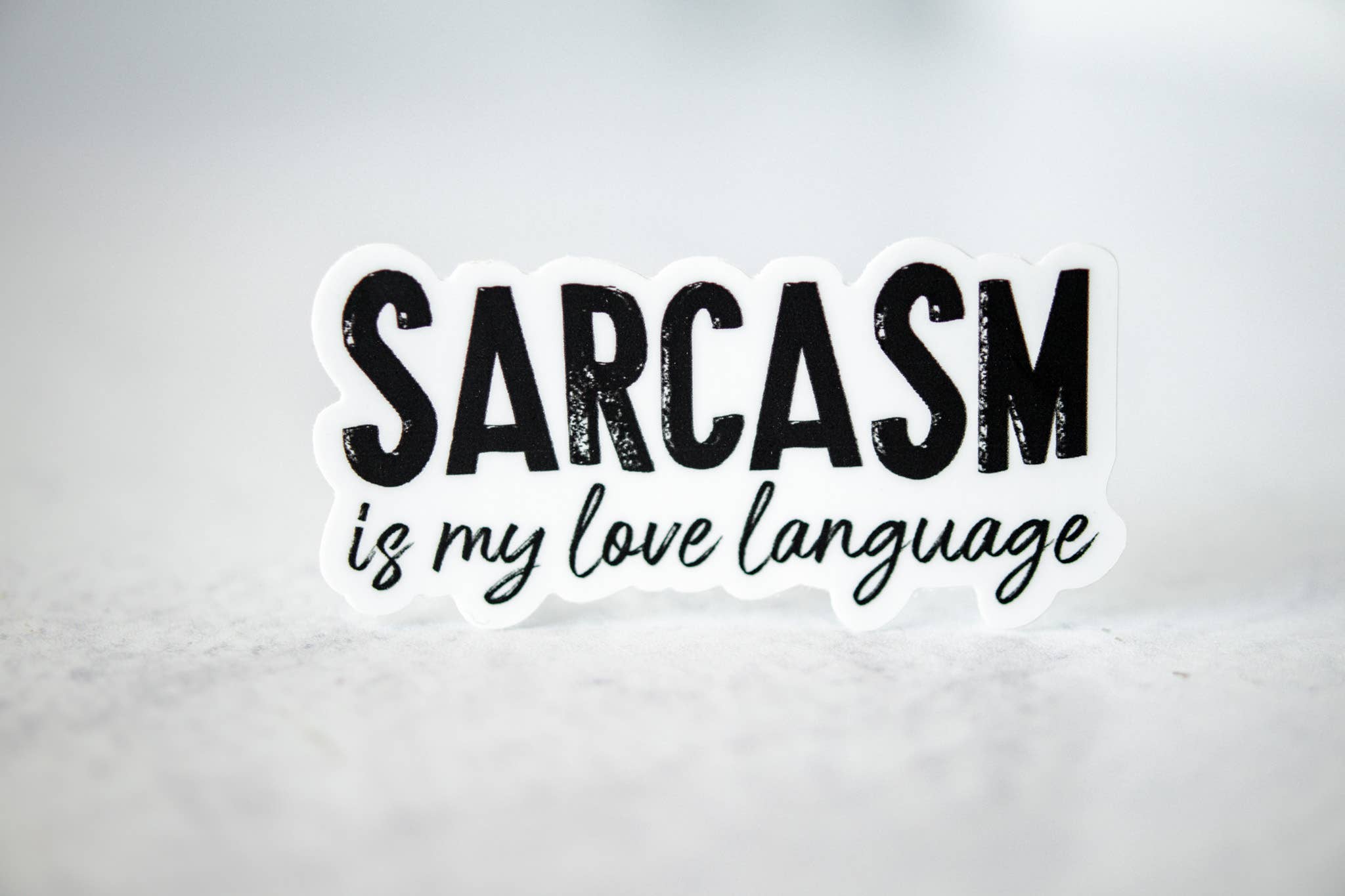 Savannah and James Co - Wholesale Sticker - Sarcasm Is My Love Language, Vinyl Sticker, 3x3 in.2
